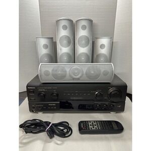 Technics Model SA-AX720 & Panasonic 5-Pc Surround Sound Speakers
